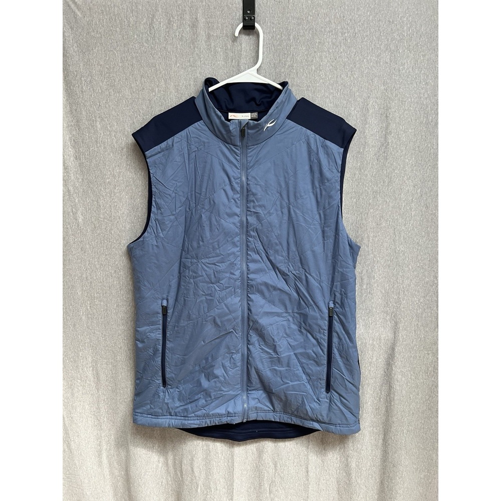 Kjus Men's Retention Quilted Vest Size XL 54 Blue